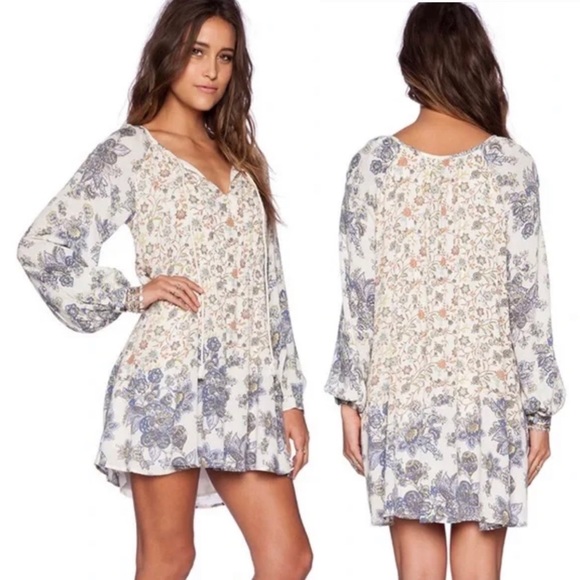 Free People‎ Honey Suckle Lucky Loosey Dress - Picture 2 of 12